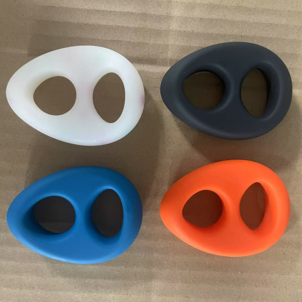double ring cock ring – “pig nose” design, silicone delay ring for longer lasting performance