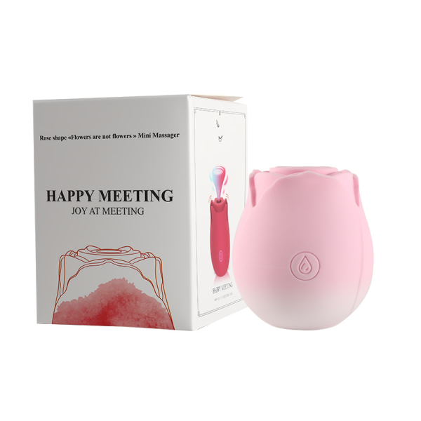 rose clitoral sucker – 10 suction modes, usb magnetic rechargeable, ipx5 waterproof silicone (solid & gradient colors)